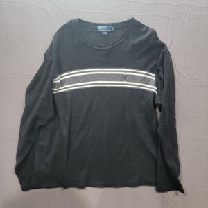 Polo-ralph-lauren Men's Black and Navy Shirt XL